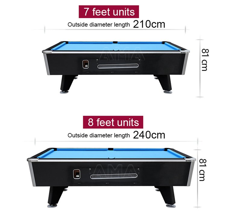 7ft 8ft Billiard Table Size