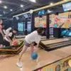 Digital sports bowling simulator machine