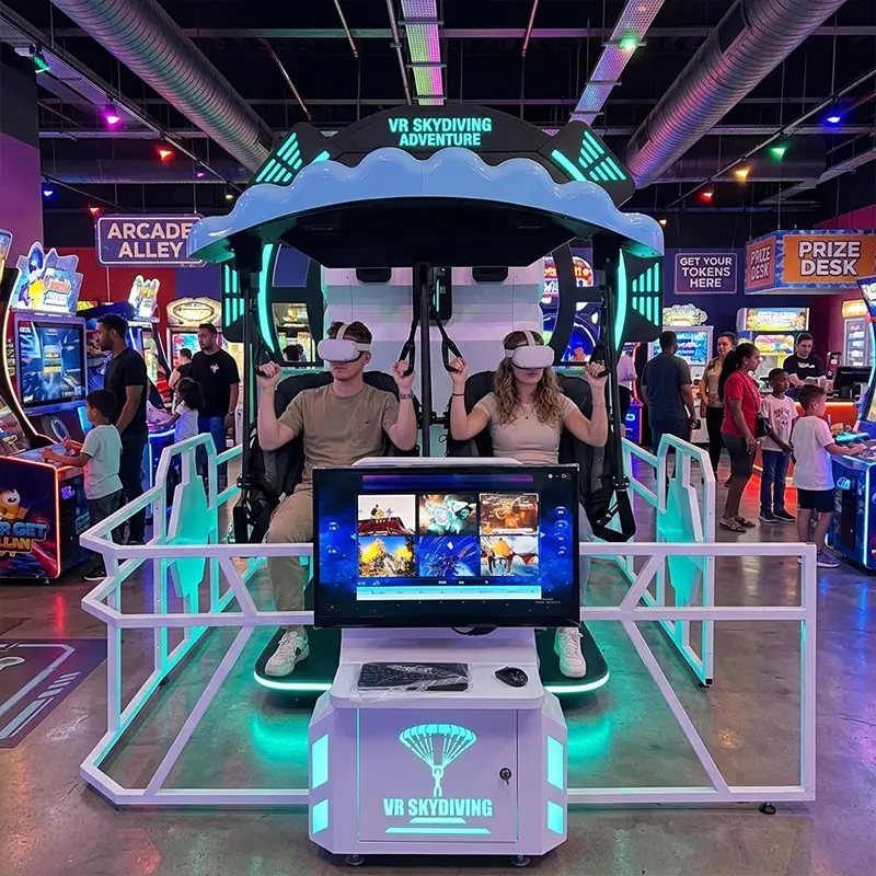 Commercial VR Game Machines and Virtual Reality Simulators