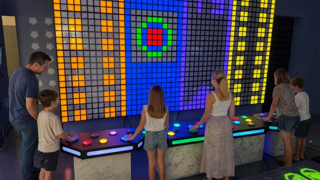Activate Control interactive wall and floor game in FEC center