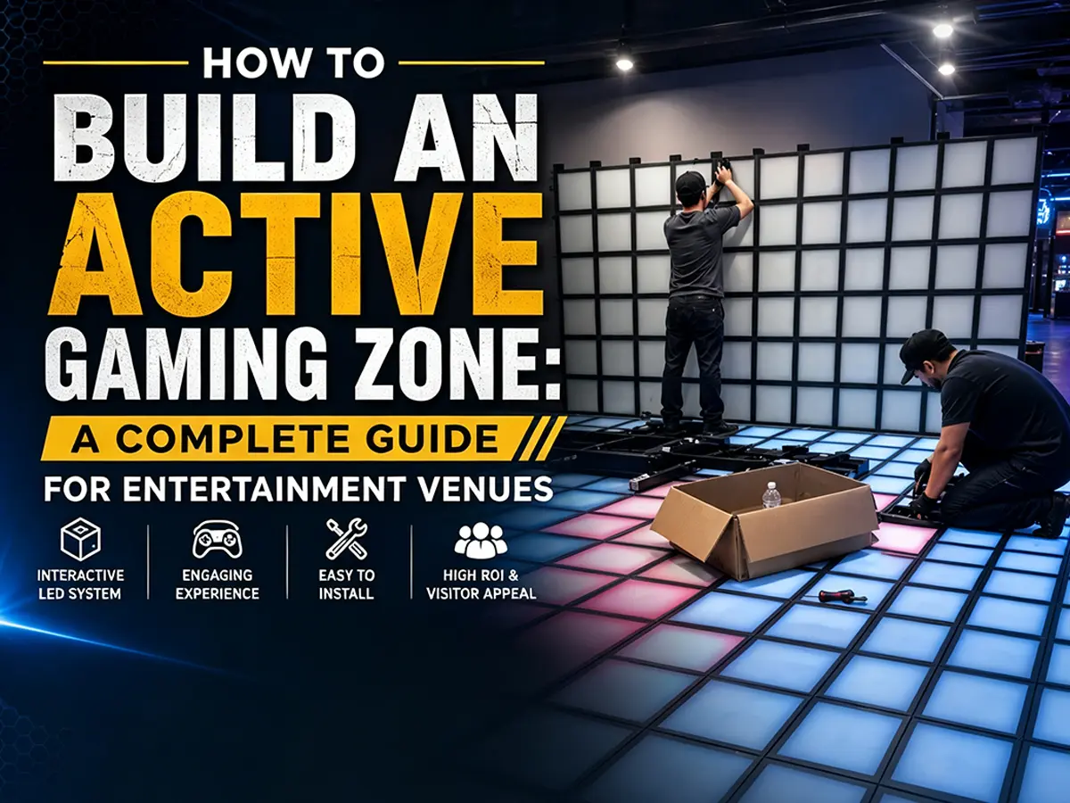 Active gaming zone for FEC entertainment venues