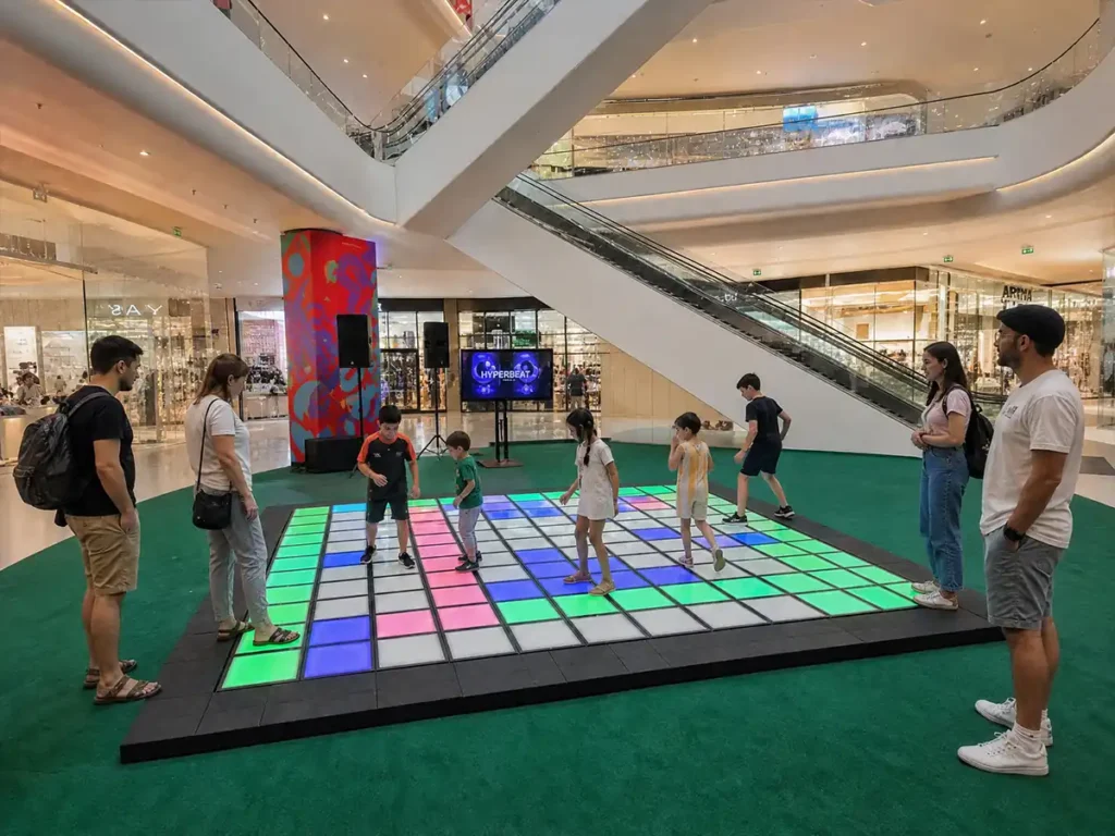 Family interactive floor games