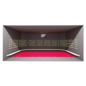 Interactive LED Climbing Wall Entertainment Zone