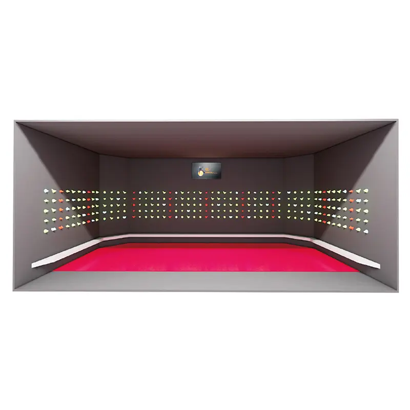 Interactive LED Climbing Wall Entertainment Zone