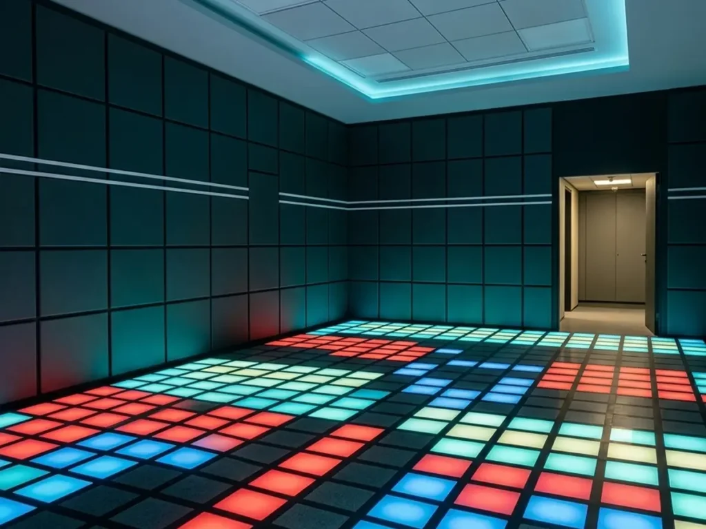 Interactive LED Floor Games Area