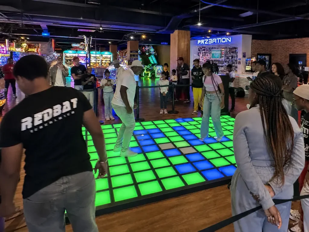 Interactive LED Floor Games zone