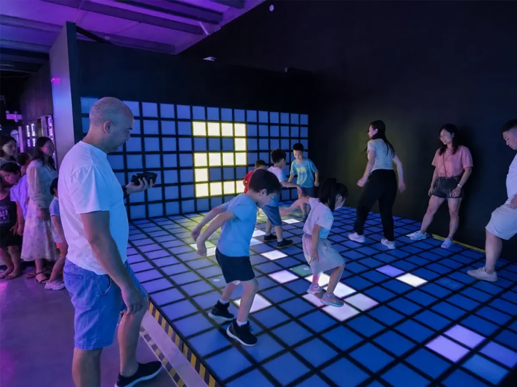 LED Grid Game Floor