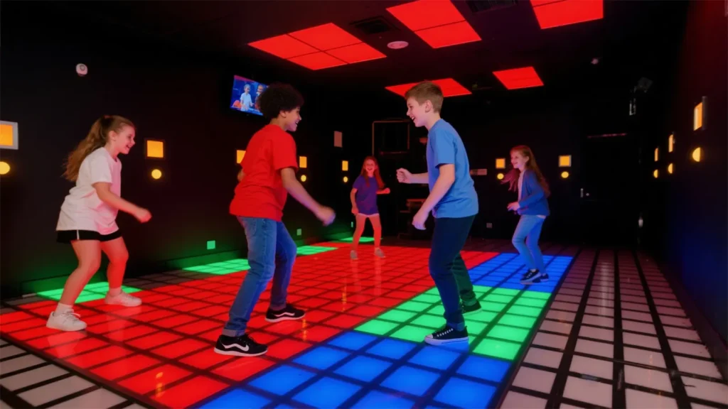 Multiplayer interactive gaming floor experience