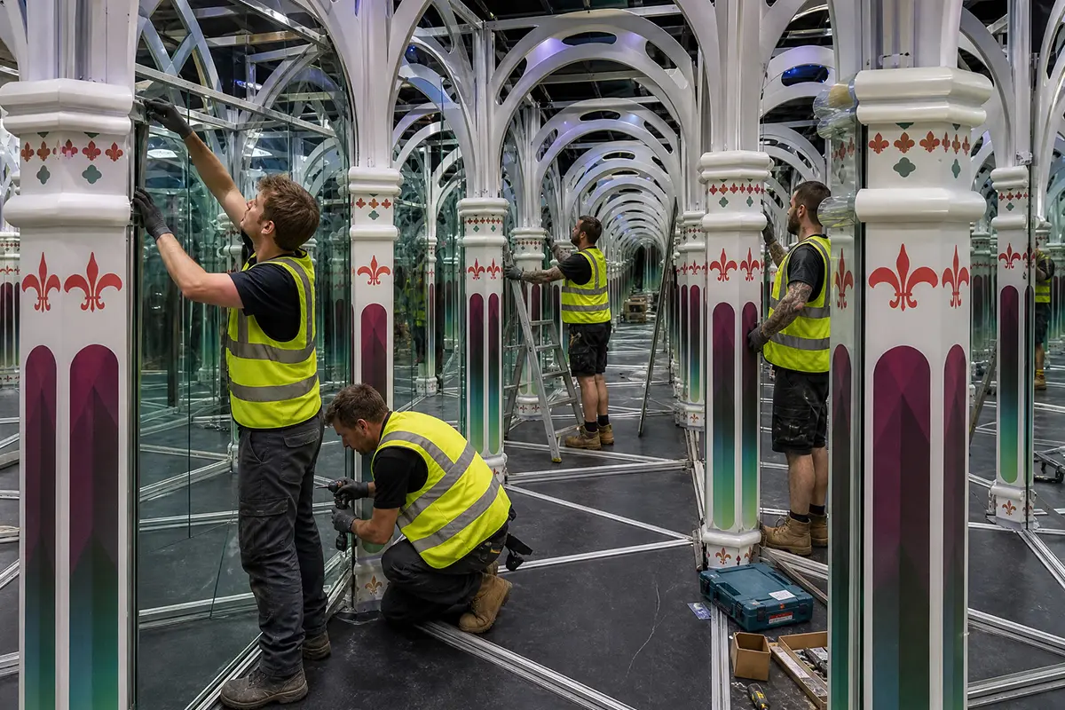 Mirror Maze Installation