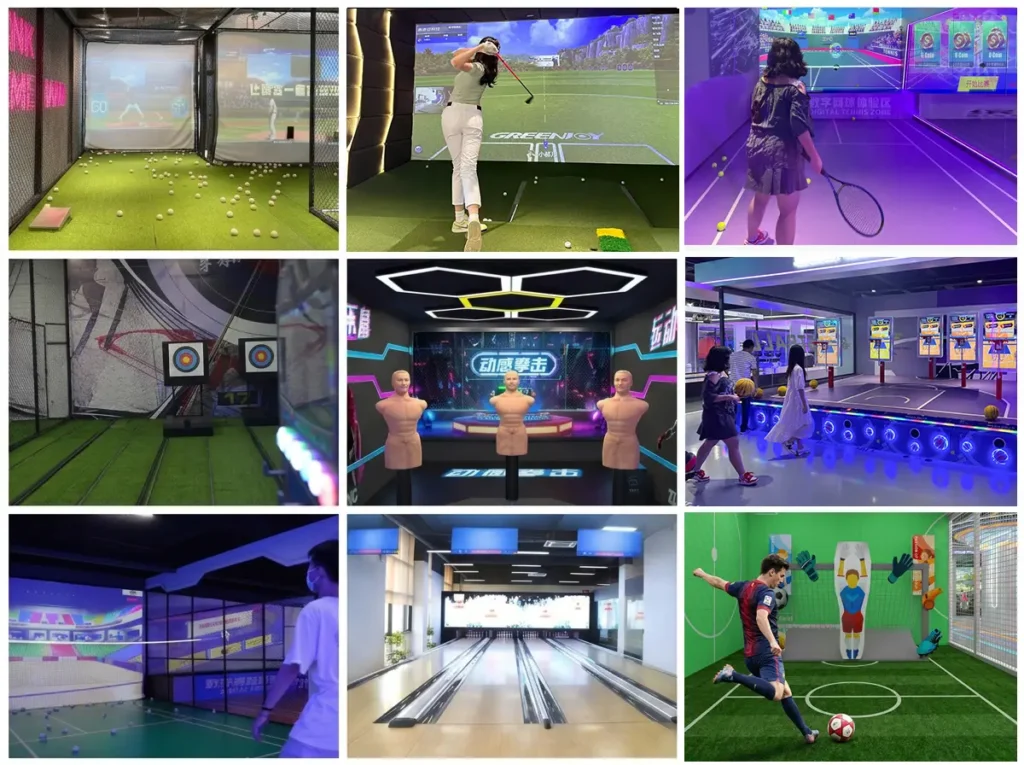 Sports simulation equipment