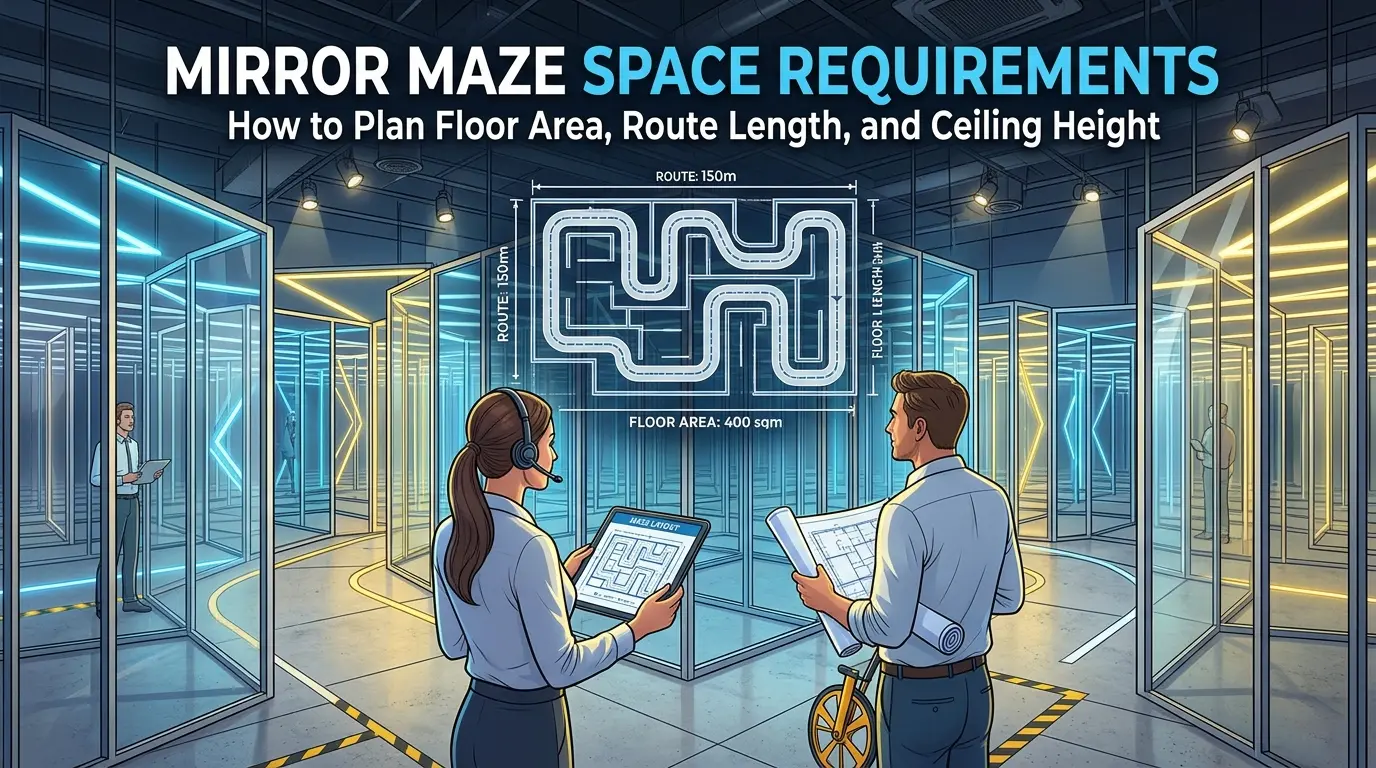 Mirror Maze Space Requirements